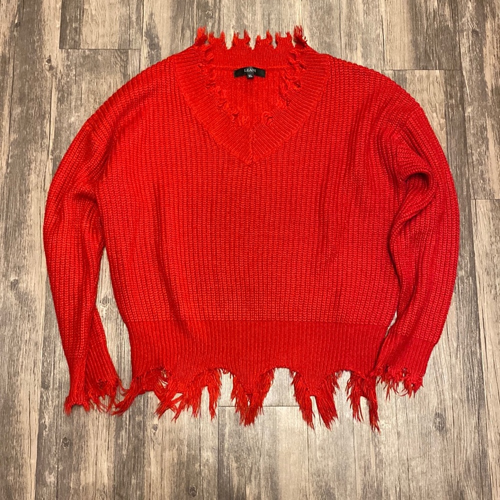 Red sweater